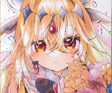 アナログでイラスト描きます フリルやレースなど可愛くメイク！