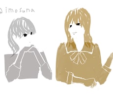 お洒落な女性の似顔絵を描きます イメージ1