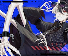 イラスト全般制作いたします 動画用イラスト、立ち絵、キャラデザ、グッズ用などなど！