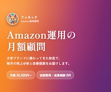 Amazonの売上分析と商品ページ改善をします イメージ1
