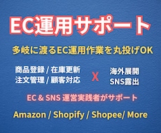 複数ECサイト運営業務を代行します EC運営実践者が、煩雑なECサイト運営タスクをまるまる代行