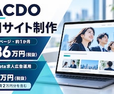 採用サイト制作とMeta求人広告運用を支援します イメージ1