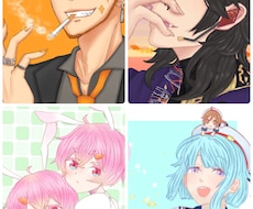 アイコンやヘッダーのイラストオーダー受け付けてます イメージ1
