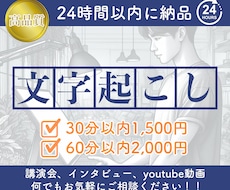 格安・最短で文字起こしいたします イメージ1