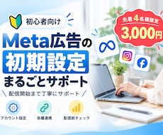Meta広告の初期設定をまるごとサポートします イメージ1