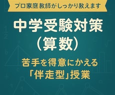 中学受験(算数) 基礎完成・苦手克服レッスンします 君の“できた”を積み重ねよう!