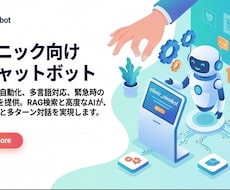 医院・クリニック向けAI受付ボットを作成します 31診療科対応・24時間AI自動応答を低コストで実現