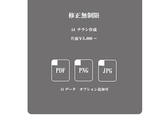 01 チラシ・フライヤーデザインします イメージ1