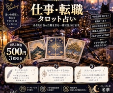 仕事・転職をタロットで鑑定します イメージ1