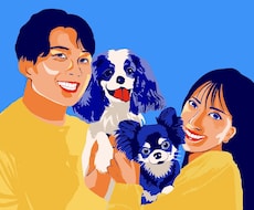 ポップアート風！カラフルでシンプルな絵を描きます イメージ1