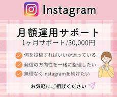 Instagram初期運用サポートします 投稿内容・方向性を一緒に整理します