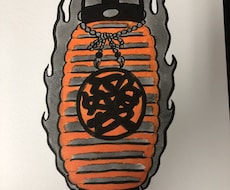 コピー用紙に手描きで描いた絵をそのまま提供致します イメージ1
