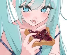 可愛くてキャッチーな女の子描きます イメージ1