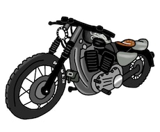 あなたの愛車、イラストにします バイクや自動車、自分だけの愛車をイラストにします♪♪