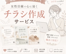 集客UP！！目を引くチラシをデザインしますます イメージ1
