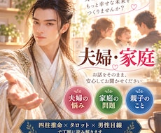 夫婦・家庭｜お話を聴き必要な時に鑑定します イメージ1