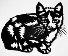 ペットの写真を切り絵にします イメージ1