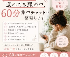 私がやった方が早いで疲れてる頭の中、整理します 60分集中　頑張ってるのに苦しい理由を見つける場所です