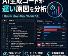 AI生成コードが遅い原因を分析します イメージ1