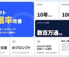 スカウト文面とAIプロンプトを作成します イメージ1