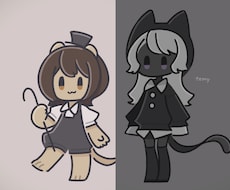 おしゃれかわいいキャラクターデザイン作成します イメージ1
