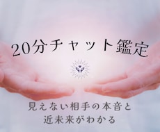 20分鑑定│相手の本音と近未来読み解きます イメージ1