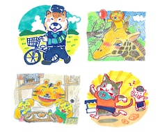 大切なペット/動物をほっこりゆるいイラストにします イメージ1