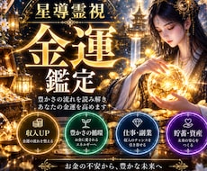 あなたの金運とお金の流れを鑑定します イメージ1