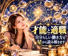 才能と適職｜自分らしい働き方を星から読み解きます イメージ1