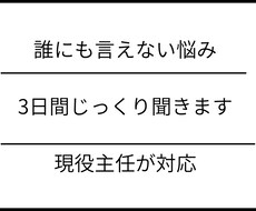 3日間じっくり対応｜介護の悩みチャットで聞きます イメージ1