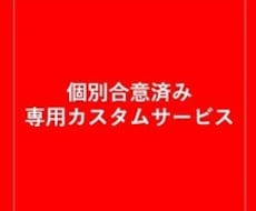 専用　カスタムサービスを提供します 個別合意済み動画作成カスタムサービスを提供します