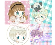 アイコンをふわゆるデフォルメで描けます ☆世界に１枚のオリジナルアイコンが欲しい方