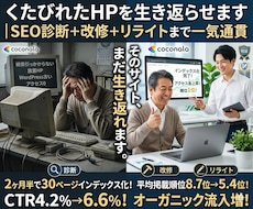 サイトのSEO診断＋改修＋リライトすべて対応します イメージ1