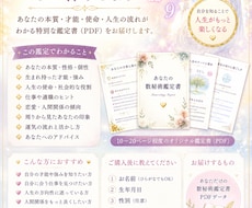 数秘術で人生の取扱説明書を作ります イメージ1