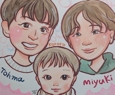 色紙に似顔絵お描きします イメージ1