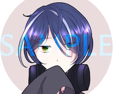 バストアップイラスト描きます 個人Vtuberさん、うちの子など！サムネやヘッダーに！