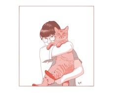 ワンニャンと一緒に写った思い出をイラストにます イメージ1
