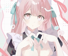 SNSで使える！可愛いイラストを作成します 商用利用可能！可愛い女の子のイラストを描きます！