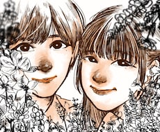 シンプルでオシャレな似顔絵お描きします