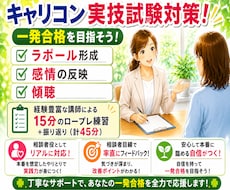キャリアコンサルタント実技面接試験の相手役やります 目指せ一発合格！実務経験9年目のキャリコンが丁寧に指導！