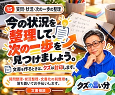 まとまらない悩みや質問を文書に整理します 仕事・家族・生活の内容整理。公的機関の手続き準備をお手伝い。