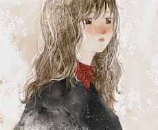 淡く儚い水彩風アイコン描きます イメージ1