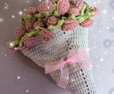 好きな色のお花でブーケブランケットを作ります イメージ1