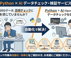 AIでデータ不備を約2時間以内で検出します Excel、Wordなどをチェックし、ミス相違を検出します