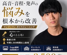 J-POP特化｜歌声を本気で変える指導をします イメージ1