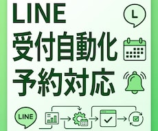 LINEで予約・問い合わせ受付作ります イメージ1