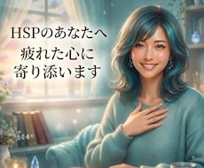 HSP、繊細さんのお悩みや気持ちに寄り添います イメージ1