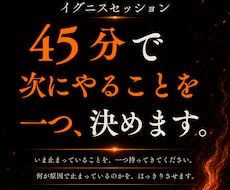 わかってるのに動けないを、45分で終わらせます 慰めません。45分で、次の一手まで一緒に決めます。