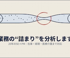 業務の課題・非効率箇所を整理し改善をご提案します ユーザー側もベンダー側も経験した20年SEが分析