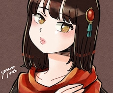 漫画調でアイコン、イラスト、似顔絵を描きます 立ち絵、表情差分、配信、歌ってみた、イラスト全般OK